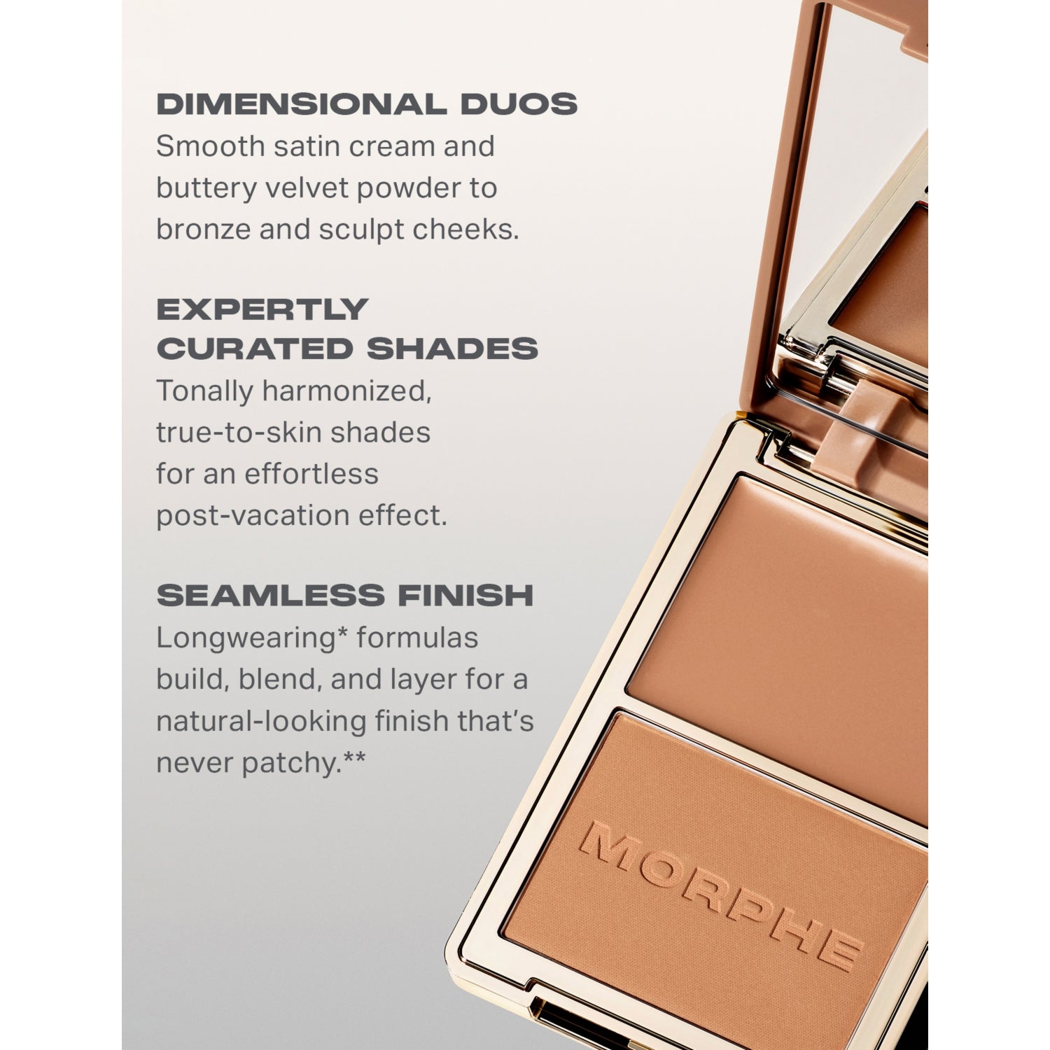Morphe Cheek Thrills Bronze and Tone Duos, UK version