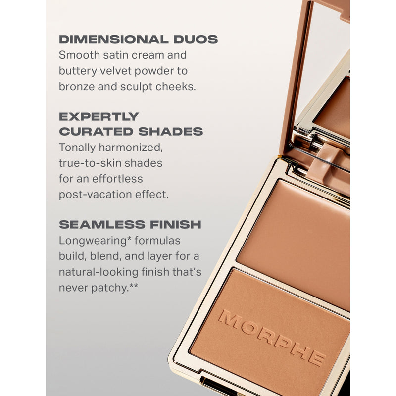 Morphe Cheek Thrills Bronze and Tone Duos, UK version
