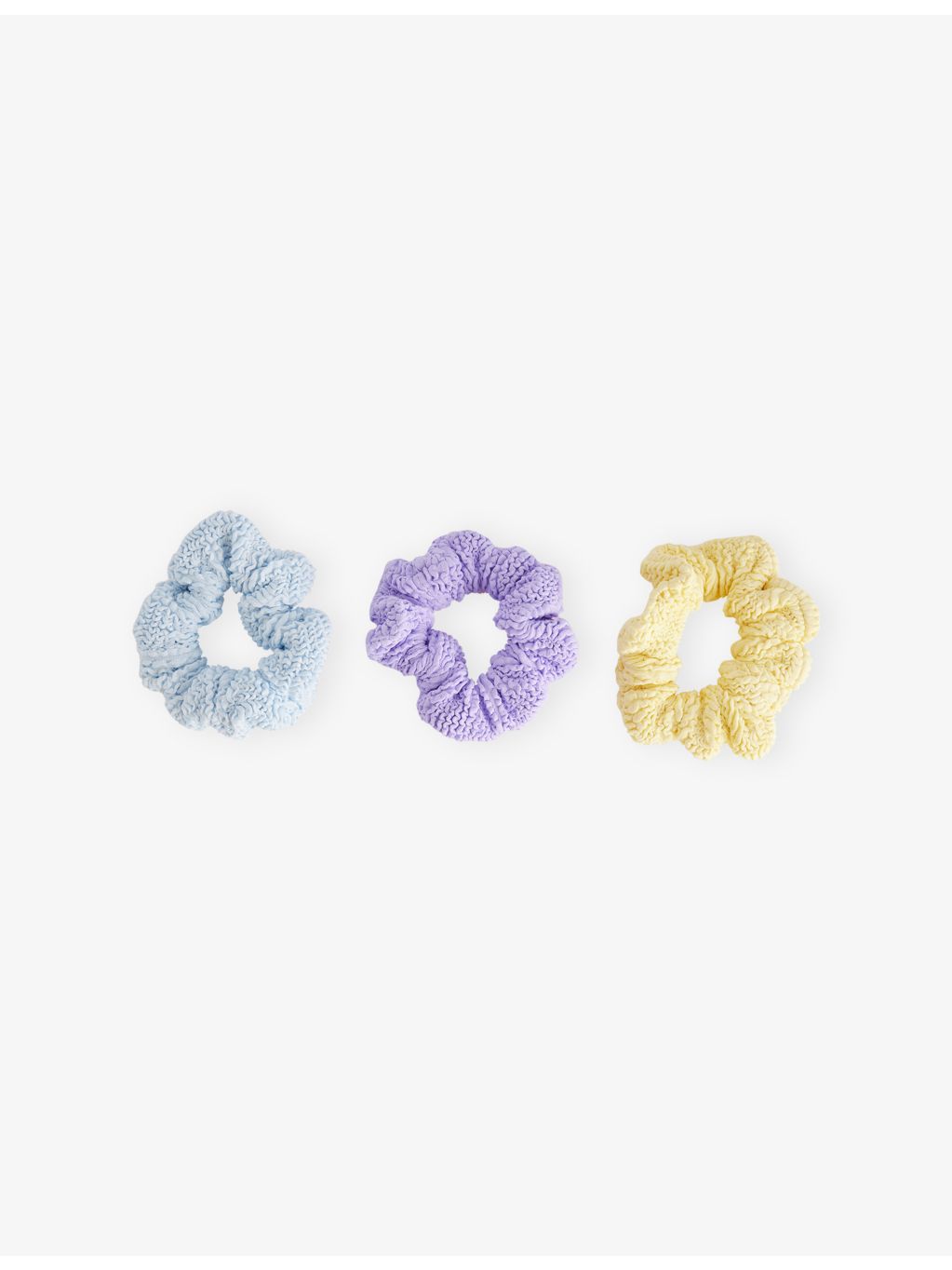 Hunza G kids scrunchies pack of three assorted colours - British product