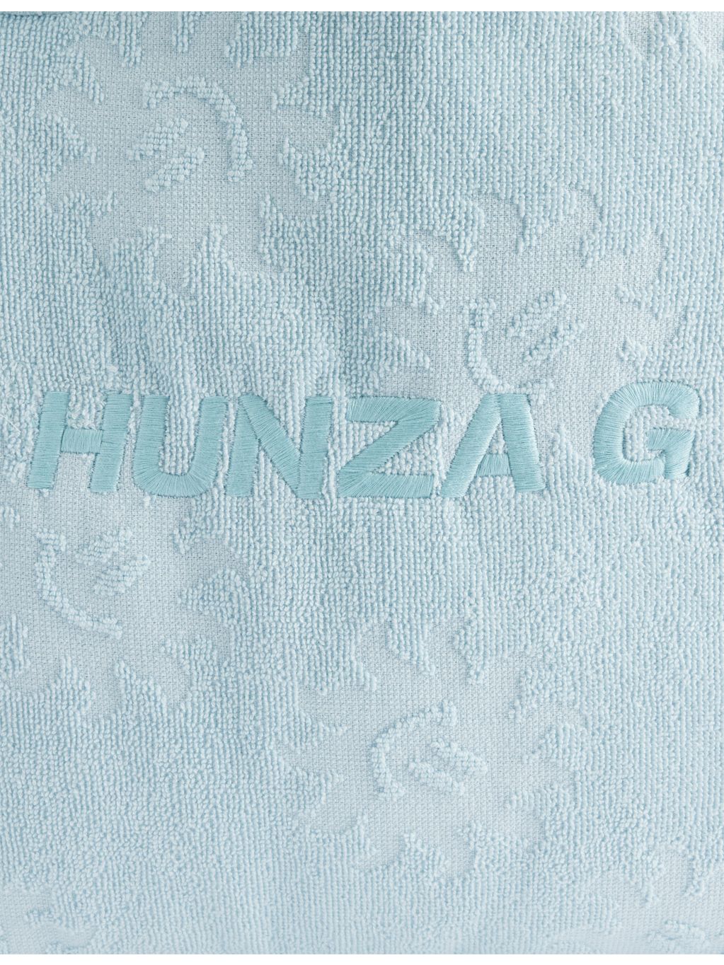 Hunza G Sunny Towelling beach bag in cotton (British brand)