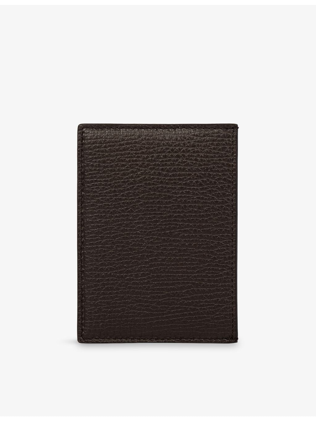 Smythson Panama large leather card holder with gold-toned branding, UK version
