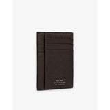 Smythson Panama large leather card holder with gold-toned branding, UK version