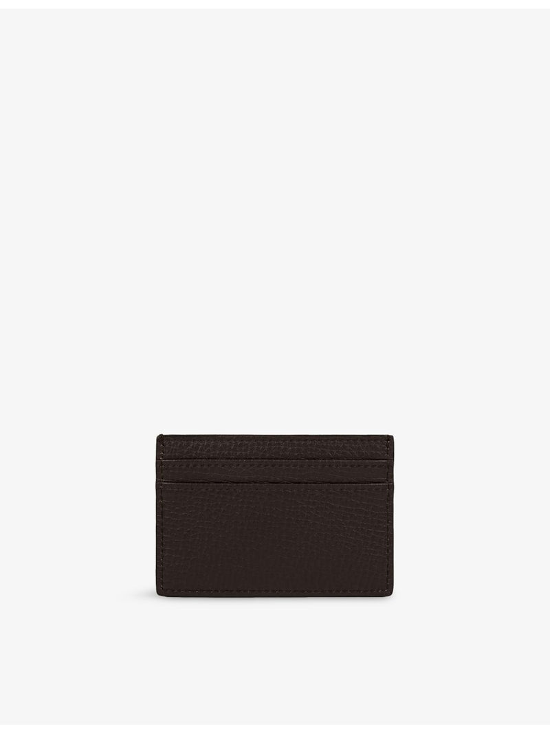 Smythson Ludlow card holder in leather with five pockets - British product