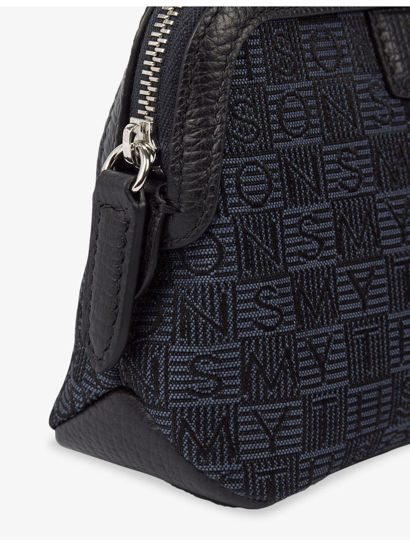 Smythson small canvas travel pouch (British brand)