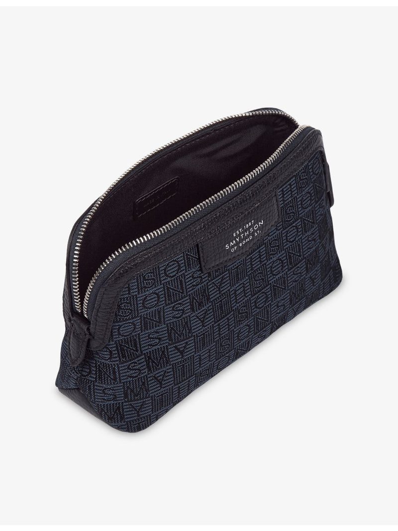 Smythson small canvas travel pouch (British brand)