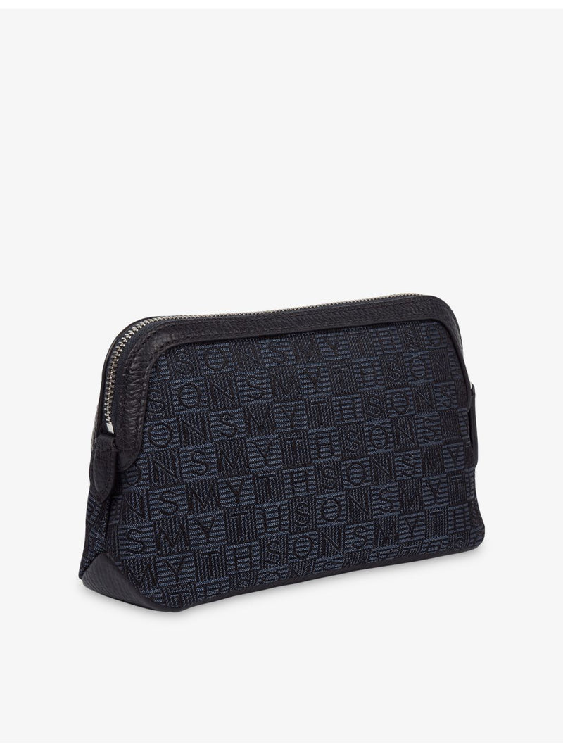 Smythson small canvas travel pouch (British brand)