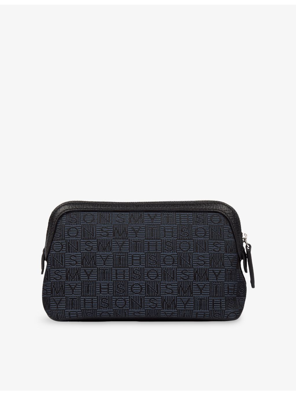 Smythson small canvas travel pouch (British brand)