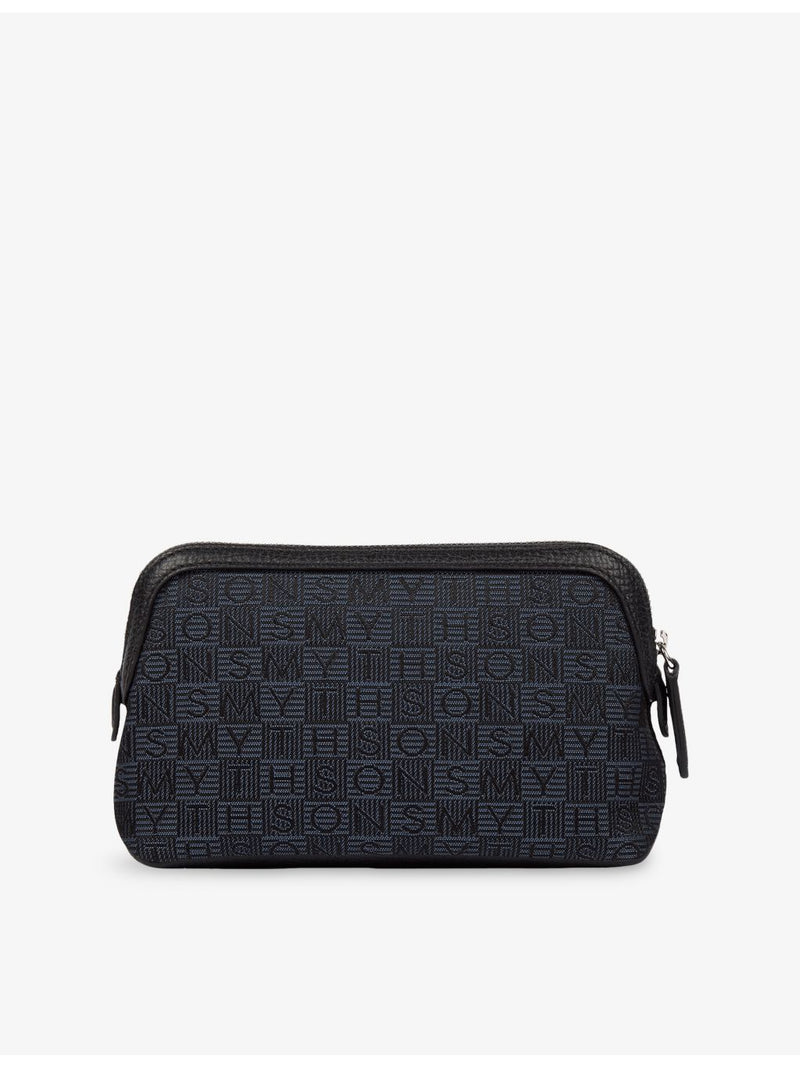 Smythson small canvas travel pouch (British brand)