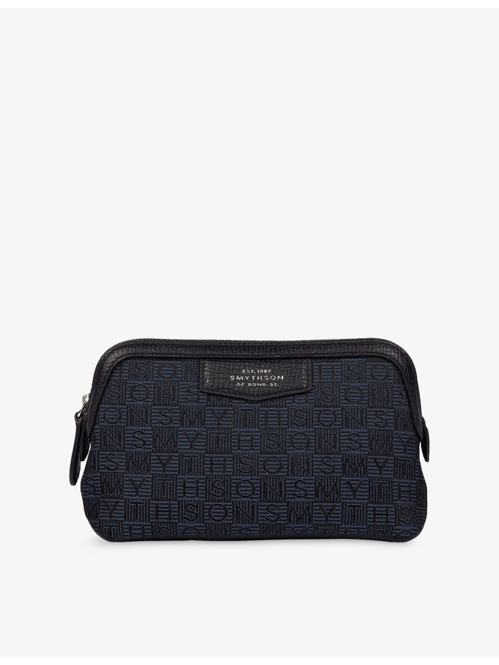 Smythson small canvas travel pouch (British brand)