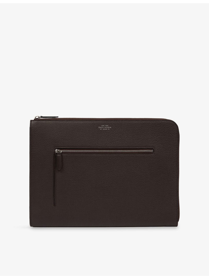 Smythson Ludlow small leather laptop case, UK version