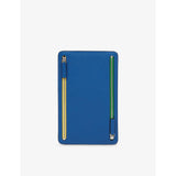 Panama Multi-Zip Leather Case - CERULEAN