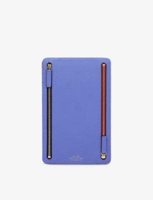Smythson Panama Multi-Zip Leather Case