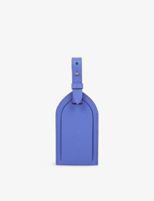 Smythson Panama Leather Luggage Tag