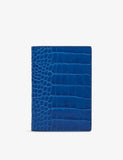 Smythson Mara textured leather passport holder, imported from the UK