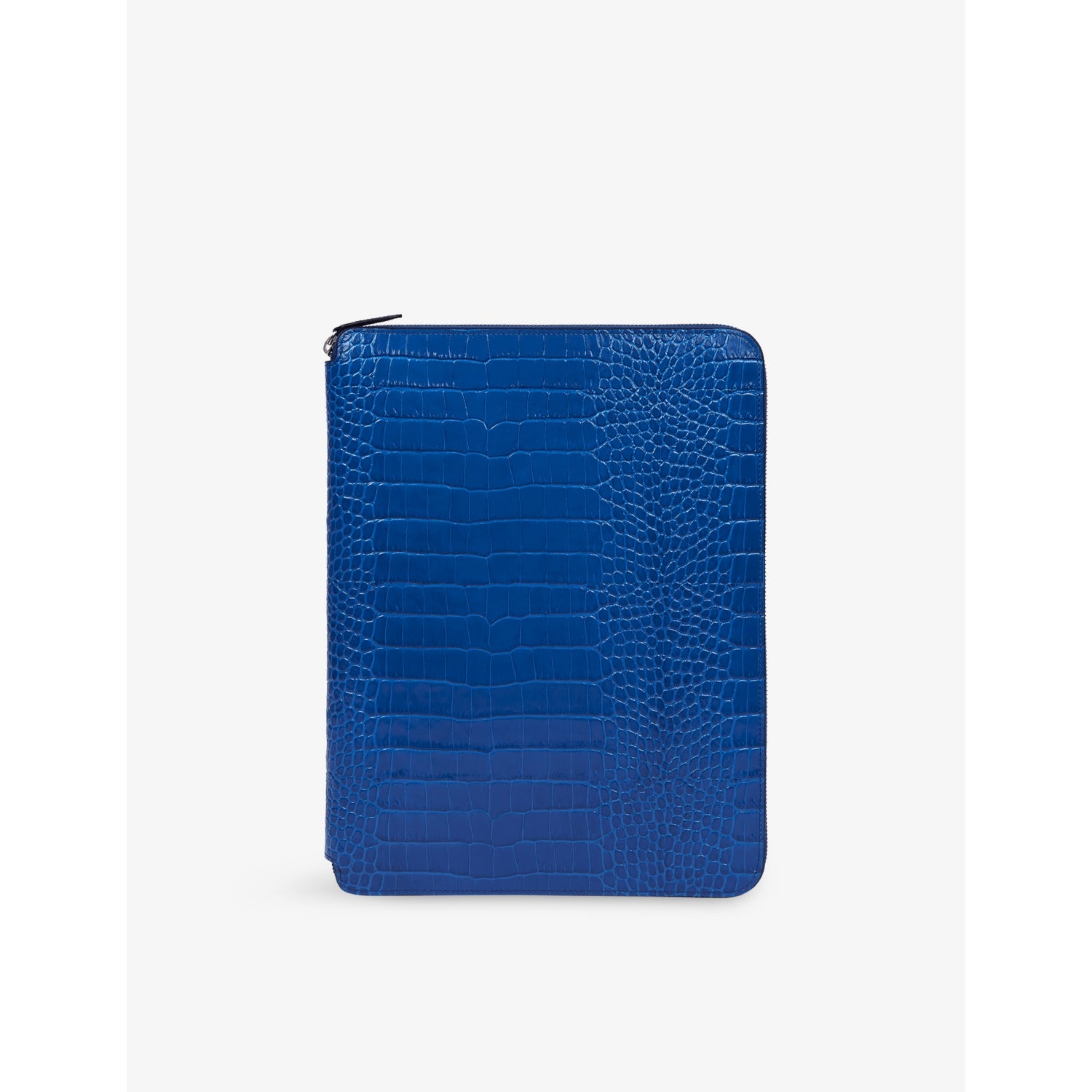 Mara A4 Leather Writing Folder - CERULEAN