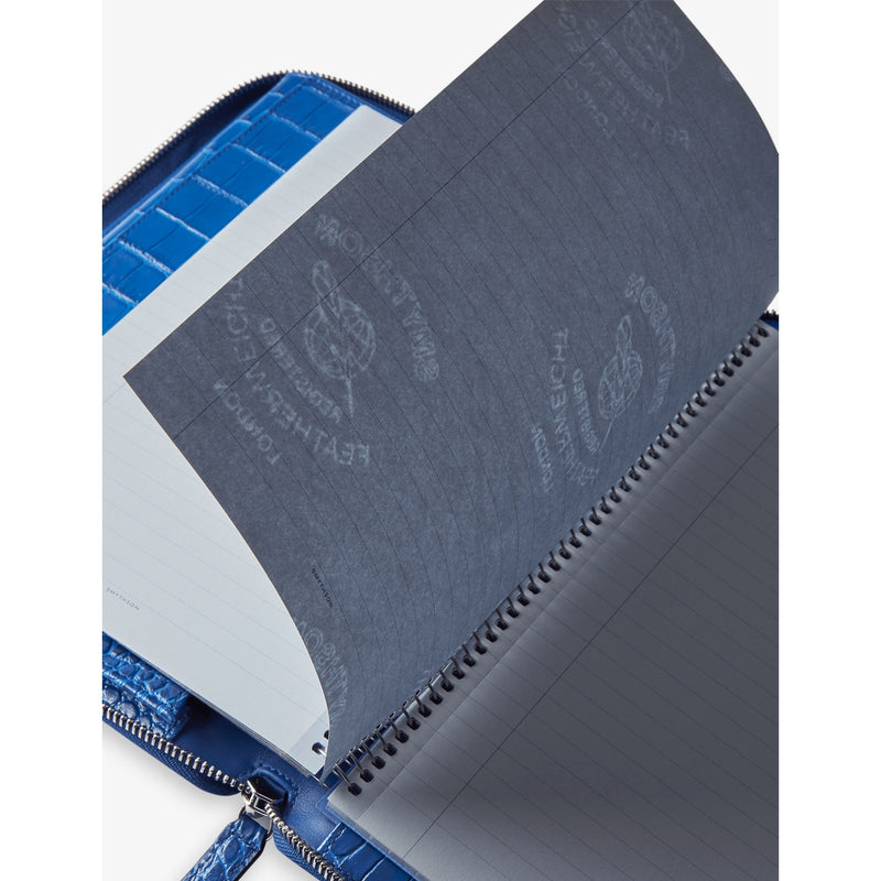 Smythson Mara A5 leather writing folder (British brand)