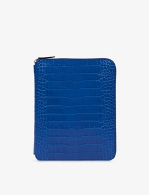 Smythson Mara A5 leather writing folder (British brand)