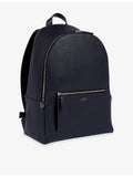 Smythson logo-embossed leather backpack, UK version