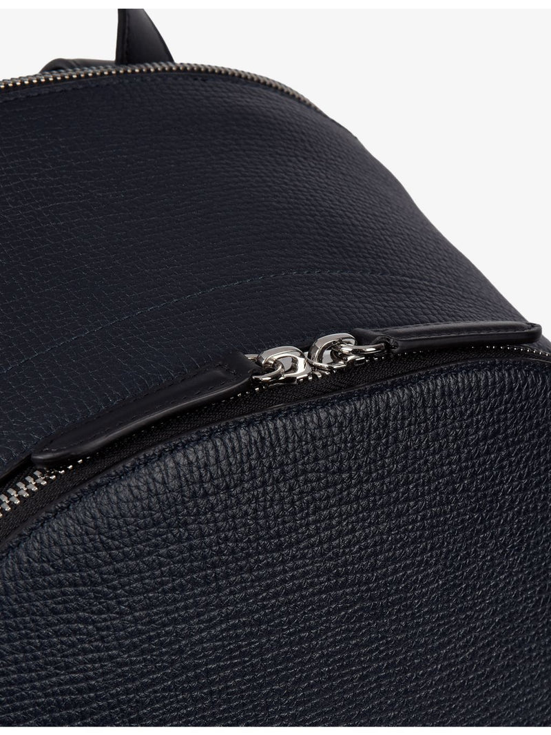 Smythson logo-embossed leather backpack, UK version