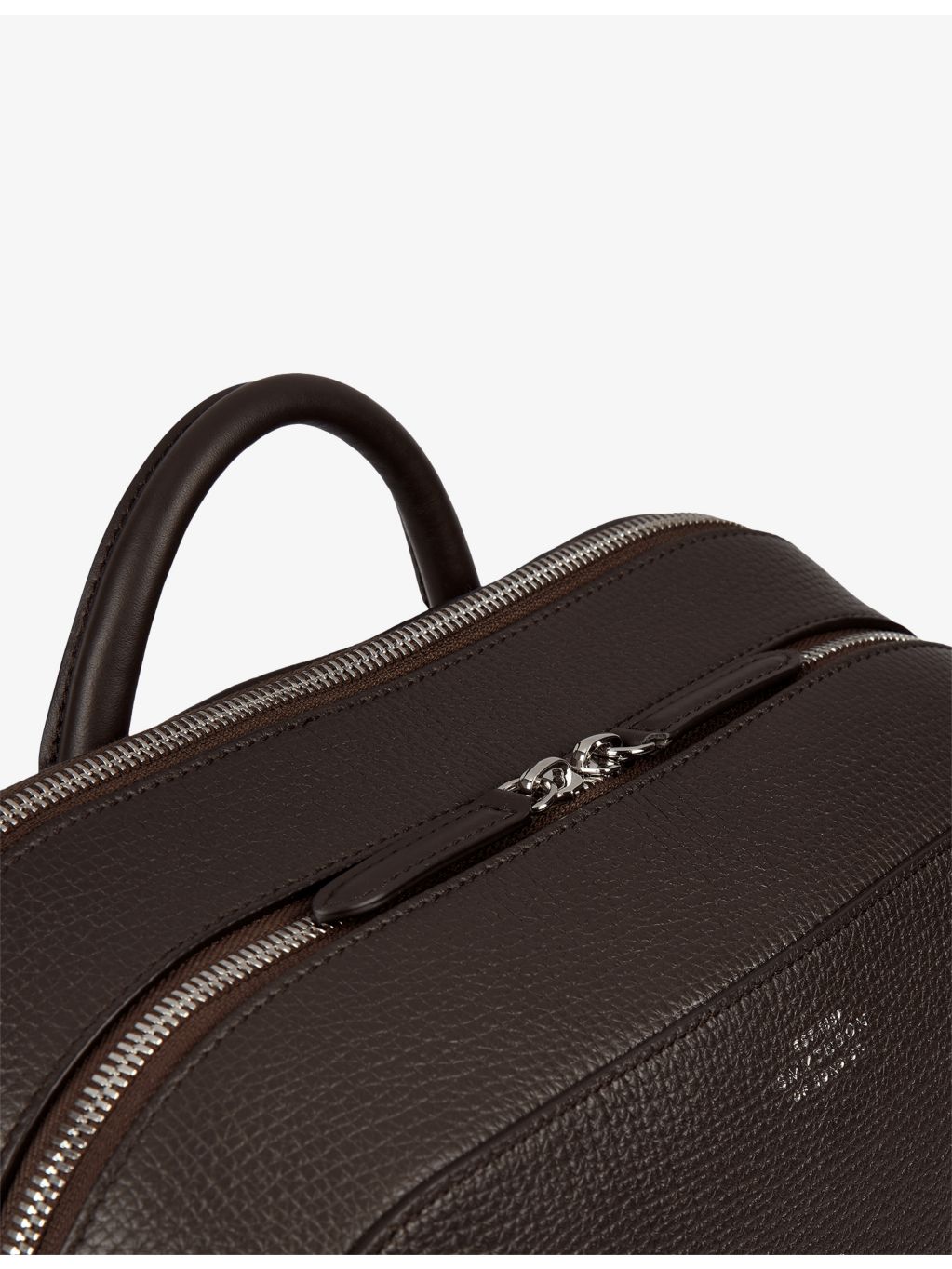 Smythson Ludlow zip-around leather backpack (British brand)