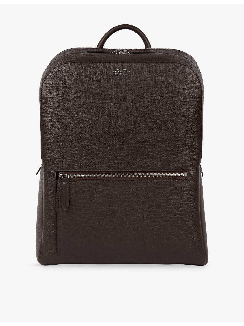 Smythson Ludlow zip-around leather backpack (British brand)