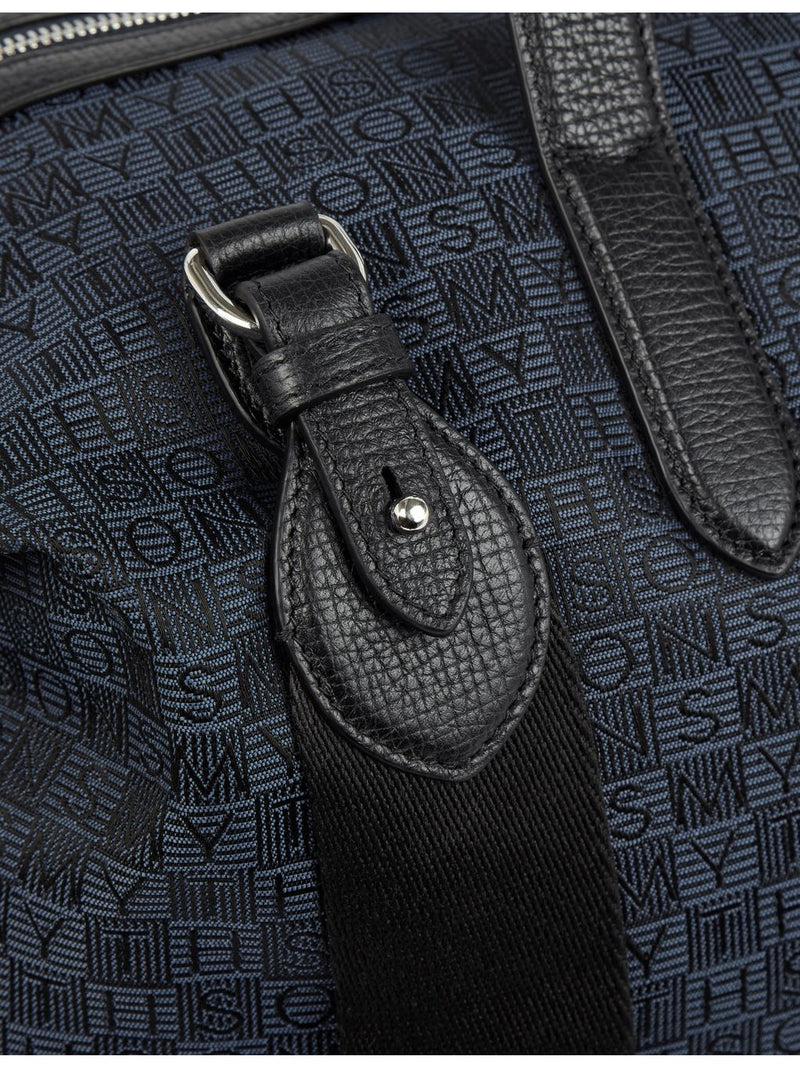 Smythson monogram-stamp travel bag, imported from the UK