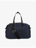 Smythson monogram-stamp travel bag, imported from the UK