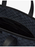 Smythson monogram-stamp canvas tote bag, UK version