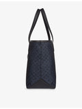 Smythson monogram-stamp canvas tote bag, UK version