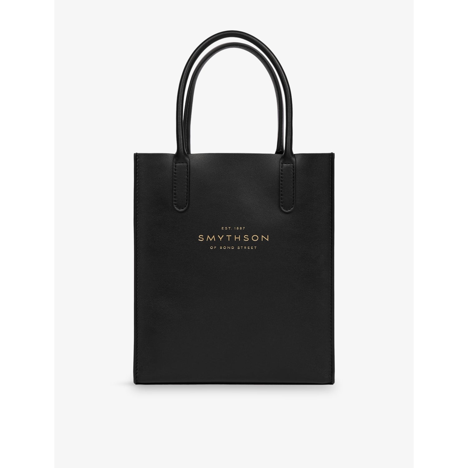 Pavilion Kingly Mini Leather Tote Bag - BLACK