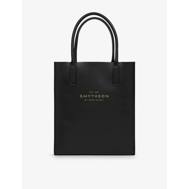 Pavilion Kingly Mini Leather Tote Bag - BLACK