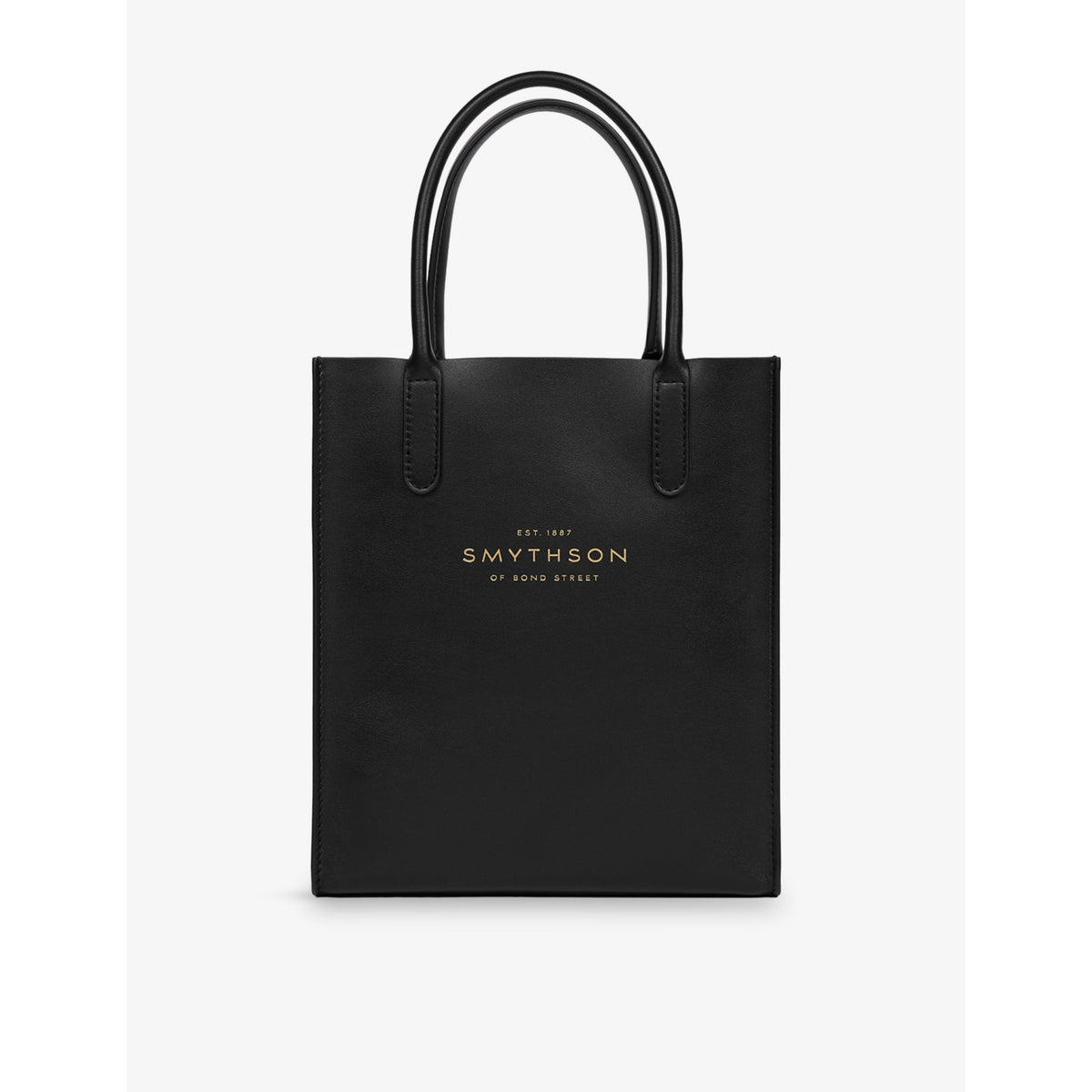 Pavilion Kingly Mini Leather Tote Bag - BLACK