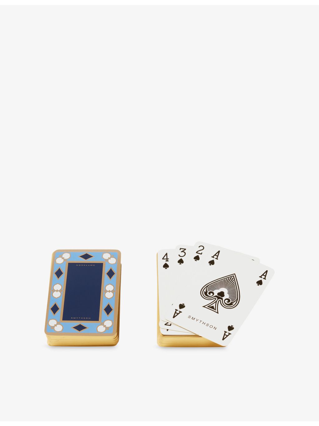 Smythson Panama double leather playing cards case, UK version