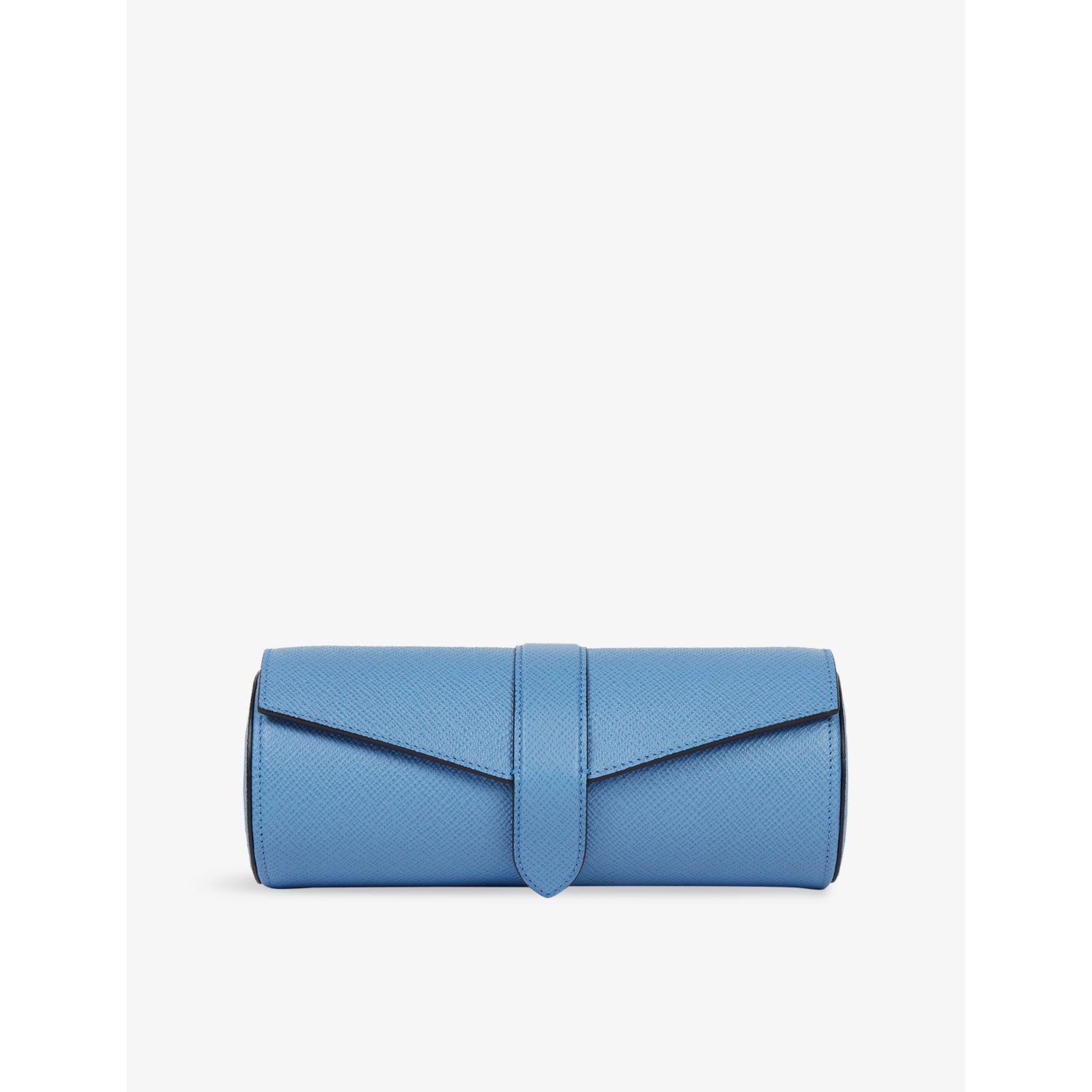 Smythson Panama leather watch and jewellery roll, UK version