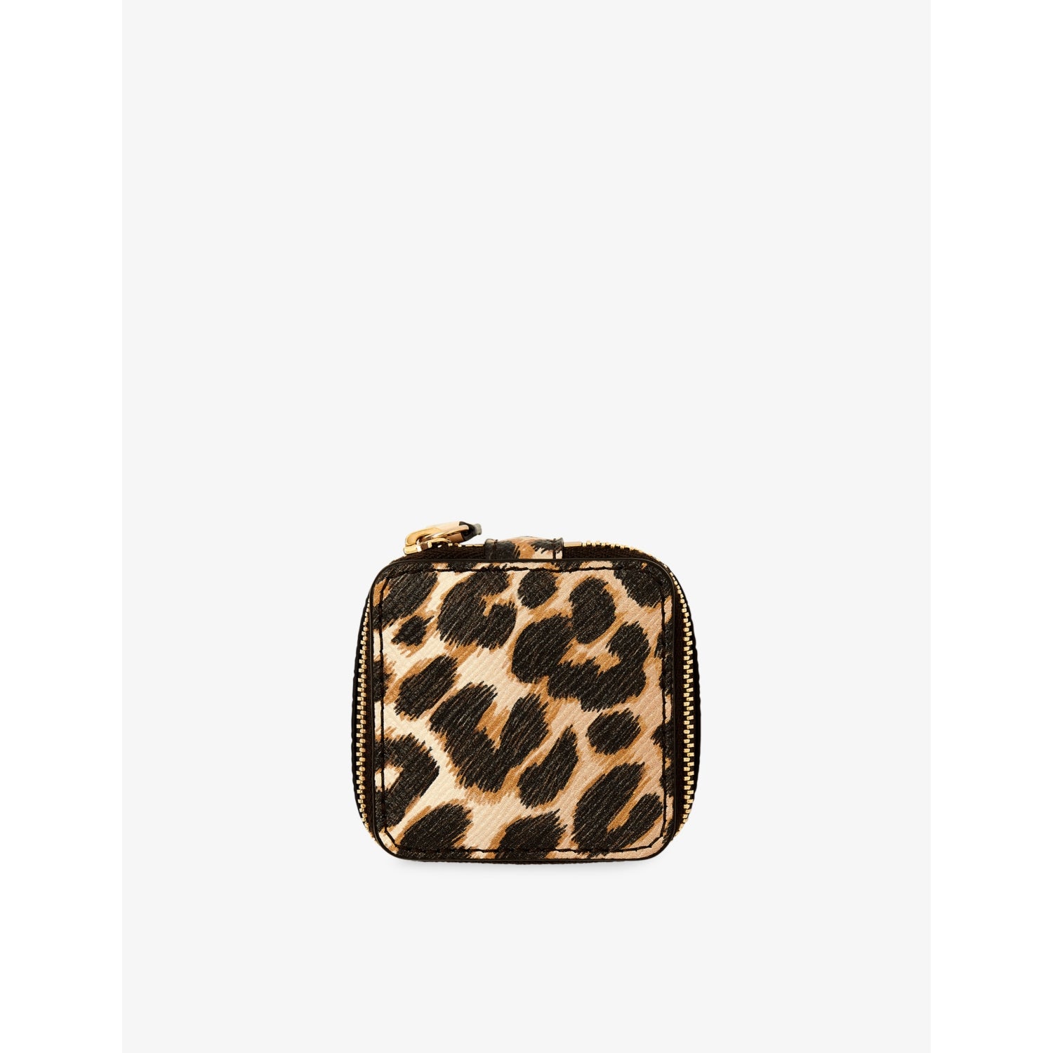 Smythson leopard small leather trinket case - British product
