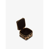 Smythson leopard small leather trinket case - British product