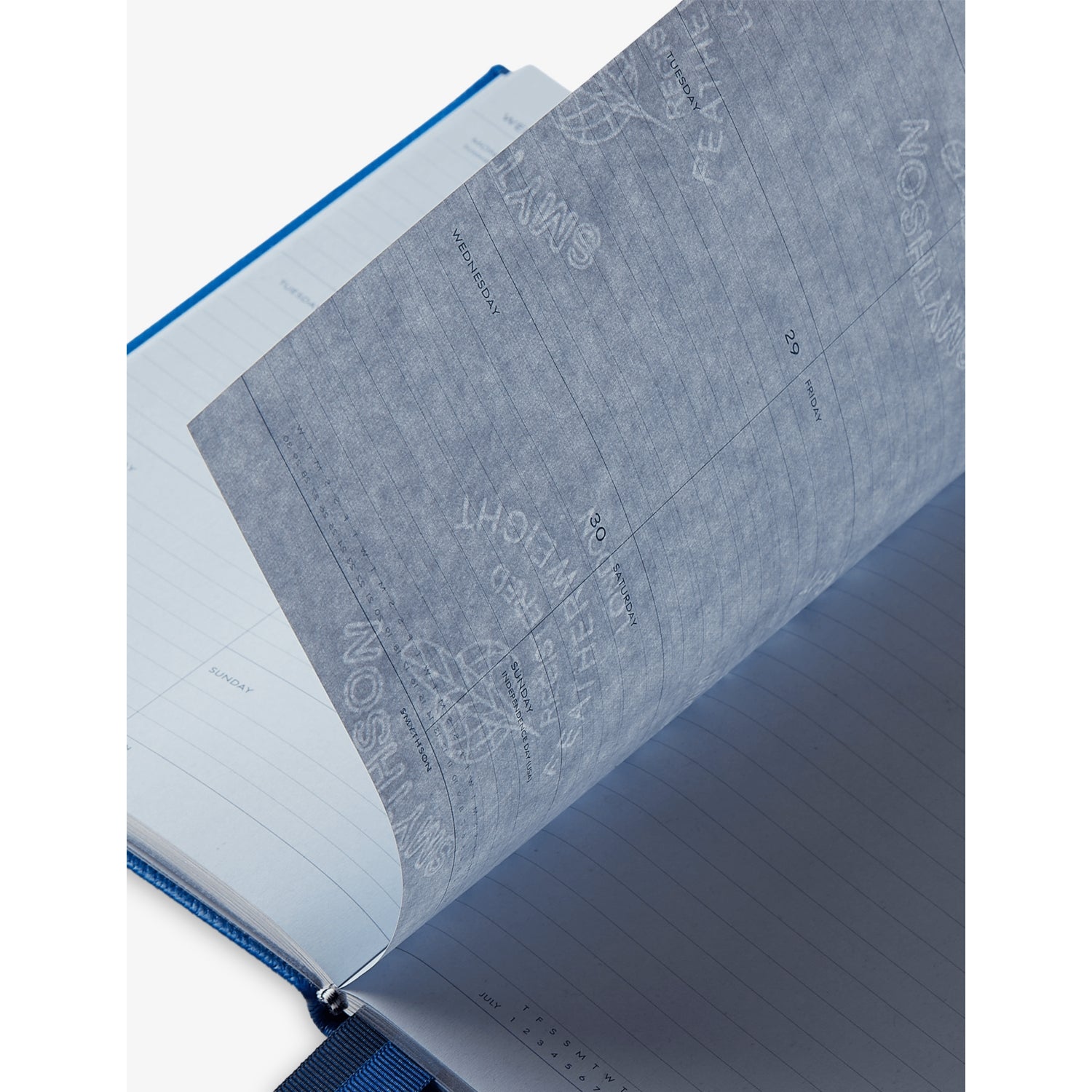 Smythson weekly leather diary 14x9cm, UK version