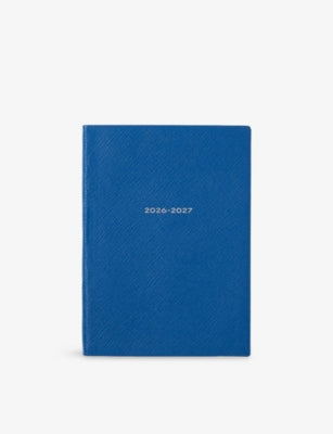 Smythson Soho Panama Weekly Leather Diary 2026-2027 14cm x 9cm