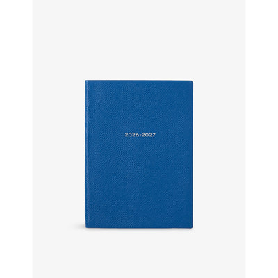 selfridges Smythson Soho Panama Weekly Leather Diary 2026-2027 14cm x 9cm- Buy online at McGrocer
