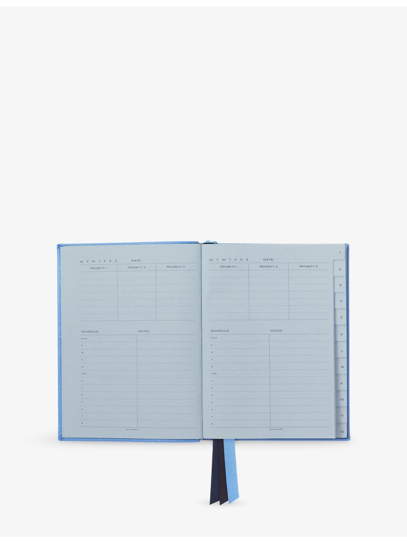 Smythson Soho leather planner 19.6cm x 14cm (British brand)