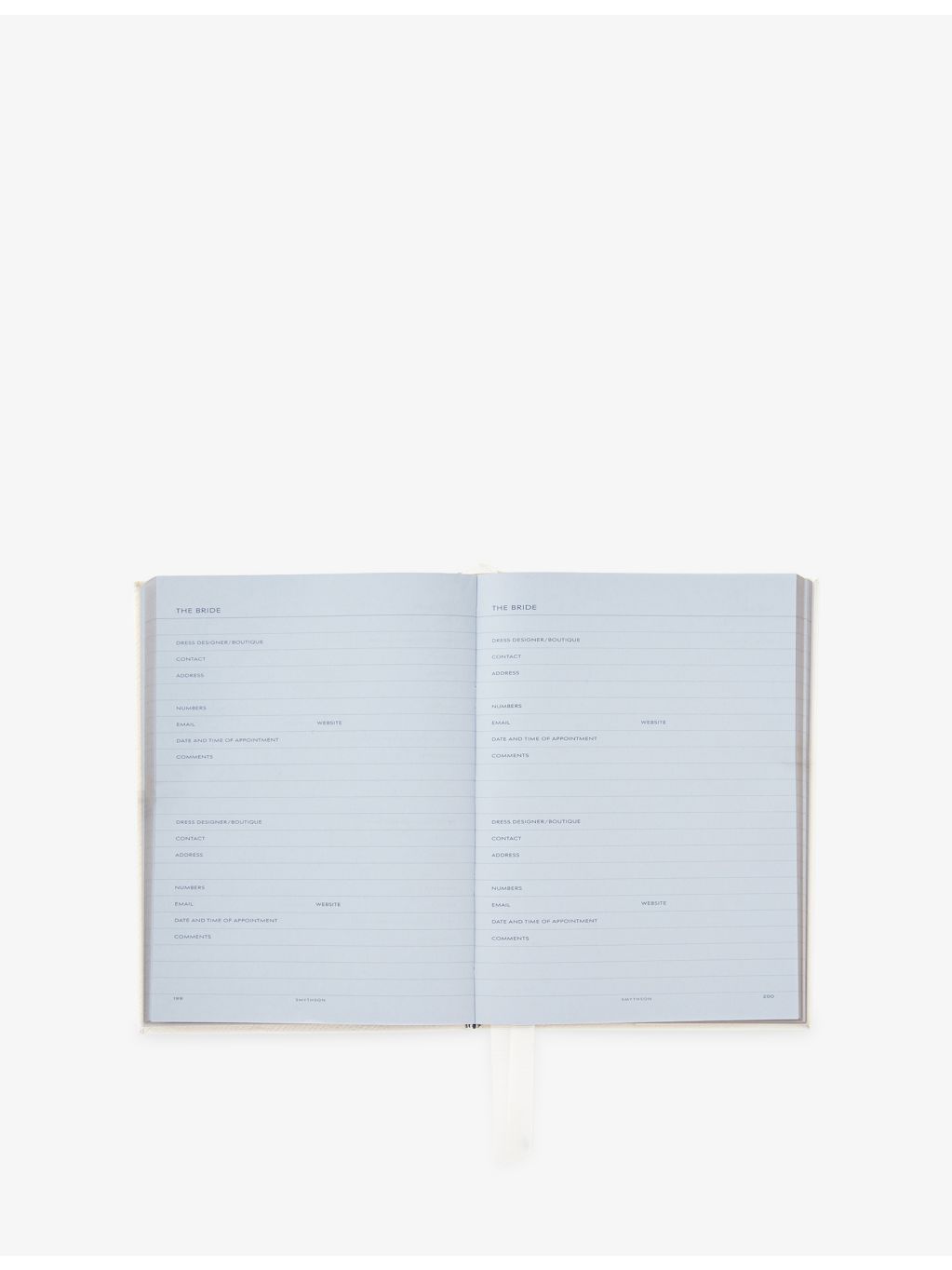 Smythson wedding planner Soho Panama 19.5x14cm, imported from the UK