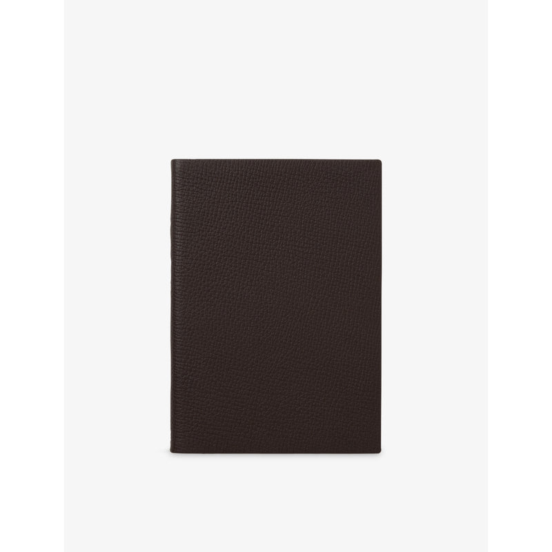 Soho Leather Notebook 19cm x 14cm - DARK BROWN