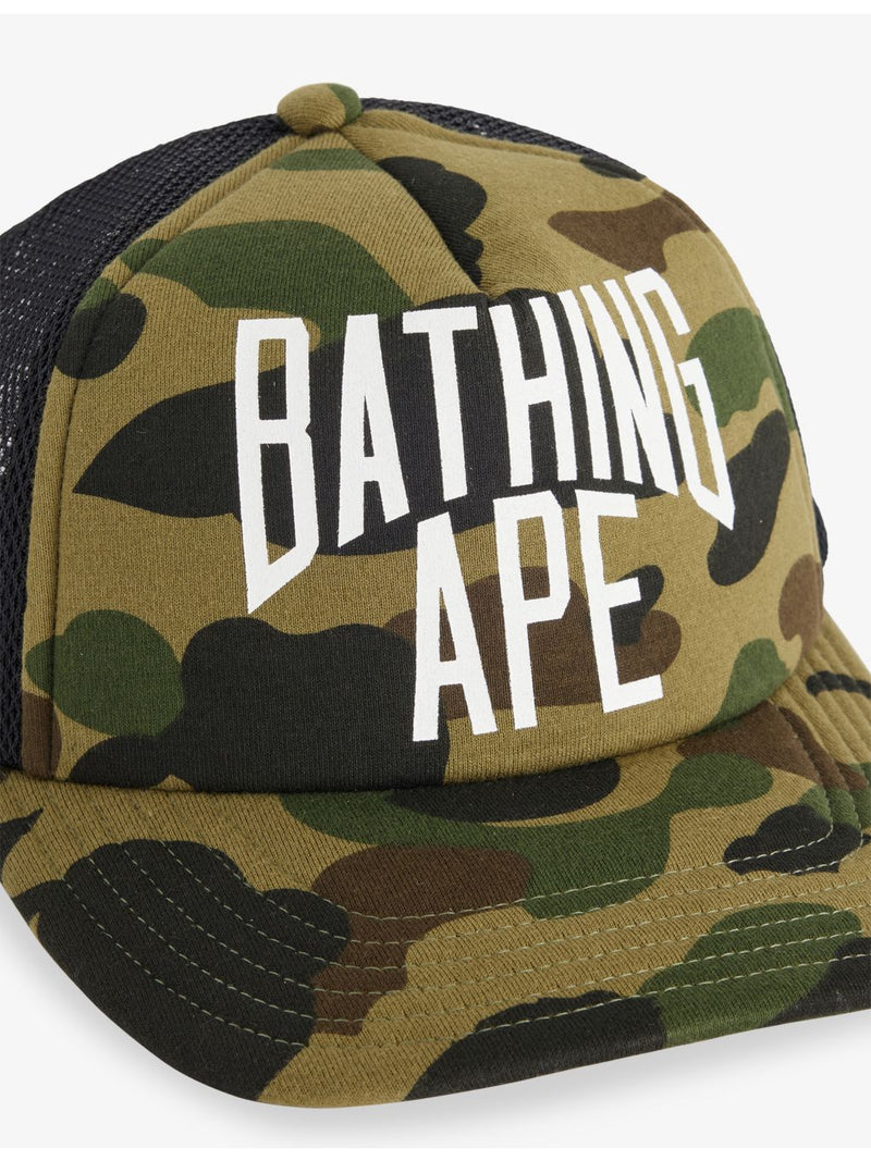 A Bathing Ape NYC camo mesh cap, imported from the UK
