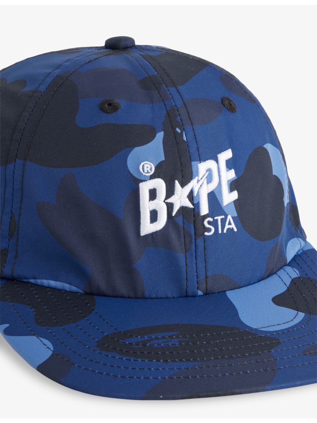 A Bathing Ape STA camo woven cap, adjustable strap (British brand)