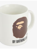 BAPE ceramic mug with graphic logo and glazed finish (British brand)