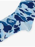 A Bathing Ape camouflage crew socks (British brand)