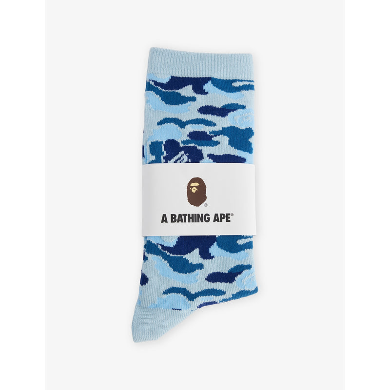 Camouflage Crew Knit Socks - M