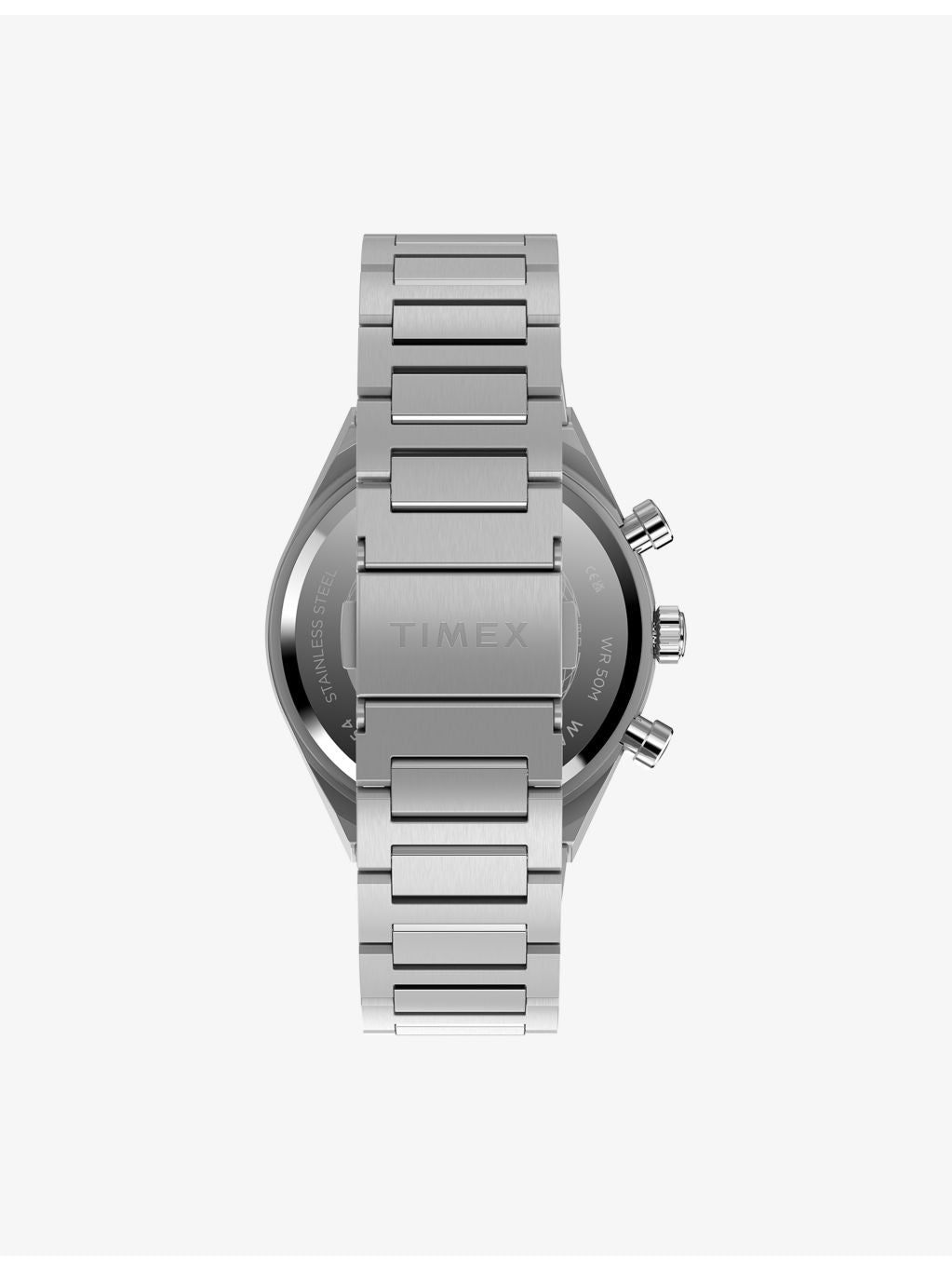 Timex Q Continental Chronograph watch 40mm stainless steel (British brand)