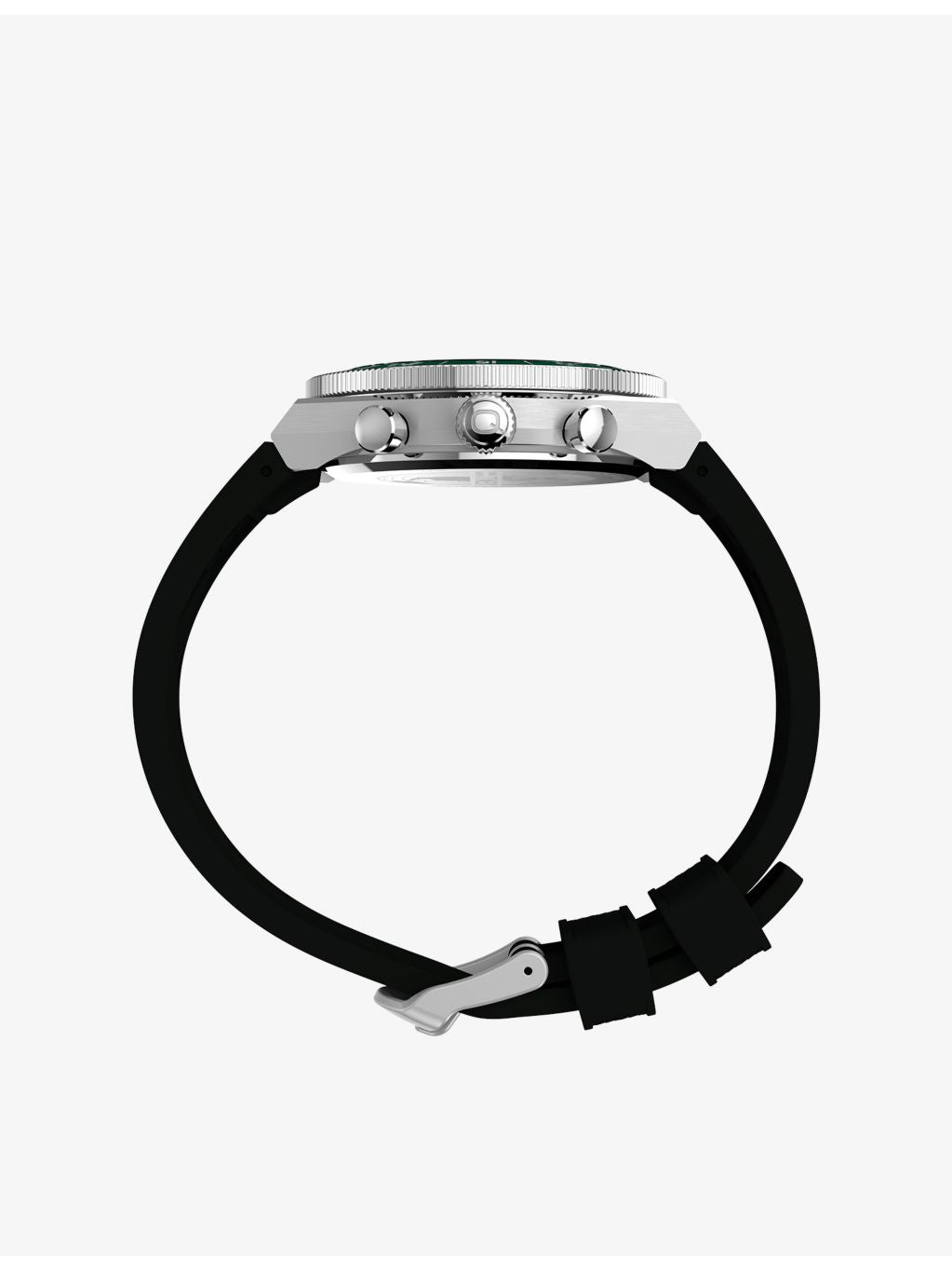 Timex chronograph watch 40mm synthetic rubber strap - British product