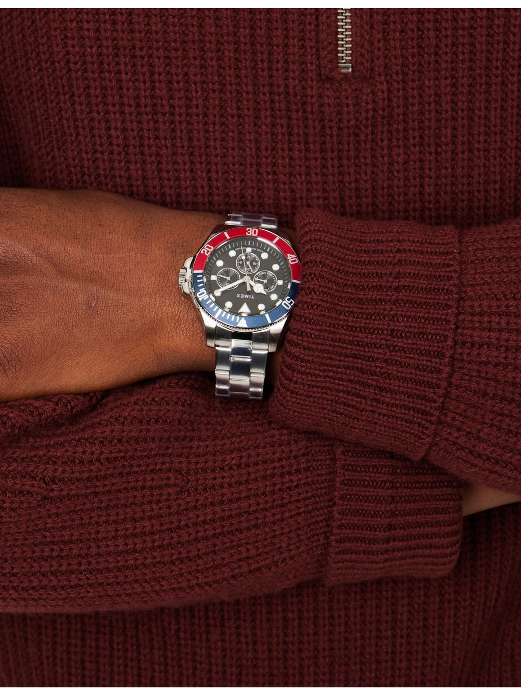 Timex Harborside Coast multifunction quartz watch 43mm, imported from the UK
